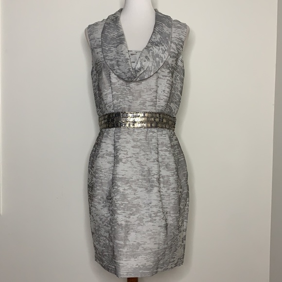 Yigal Azrouel Dresses & Skirts - YIGAL AZROUEL Arctic Beaded Cowl Sheath Dress 8